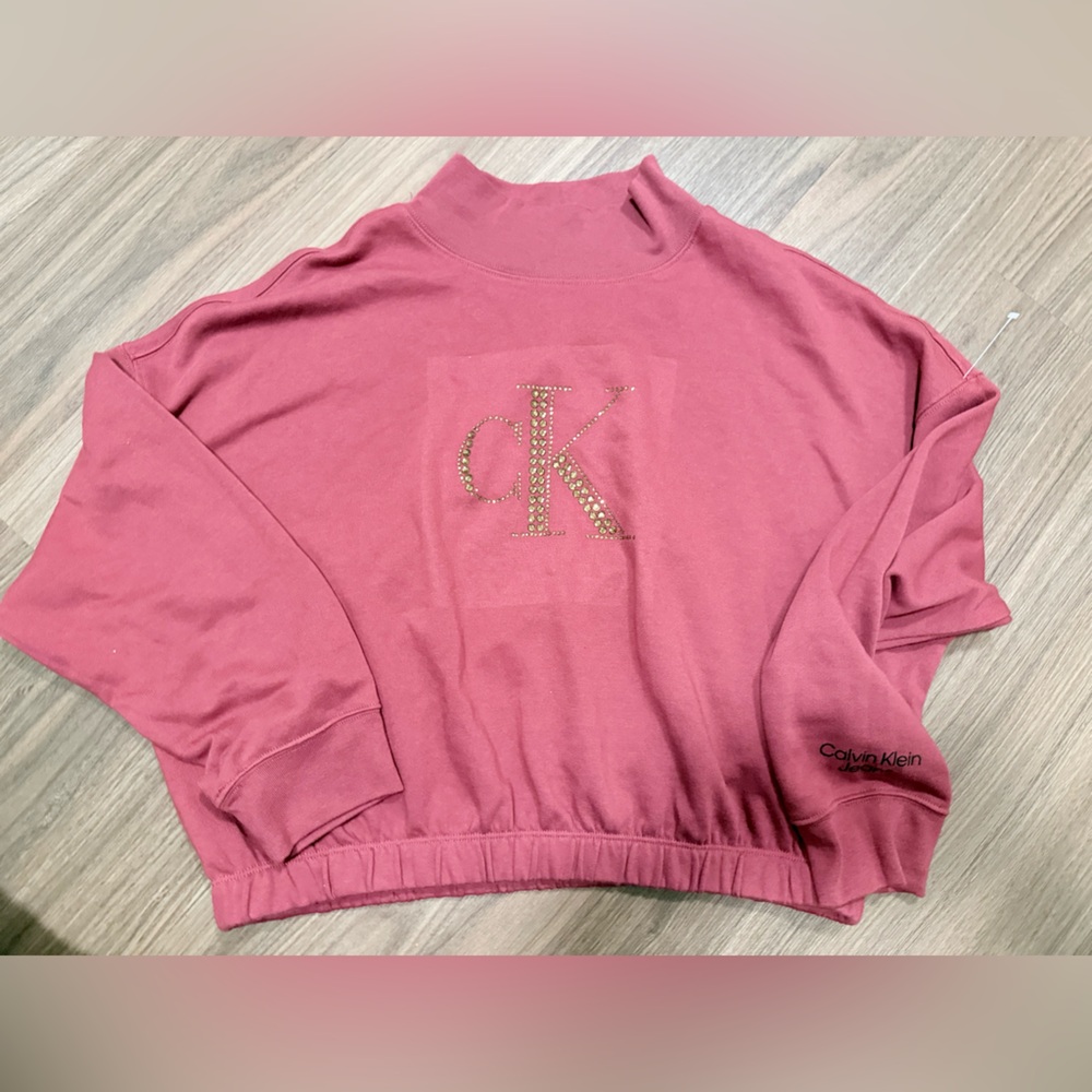 Calvin Klein Dusty Rose Logo Sweatshirt